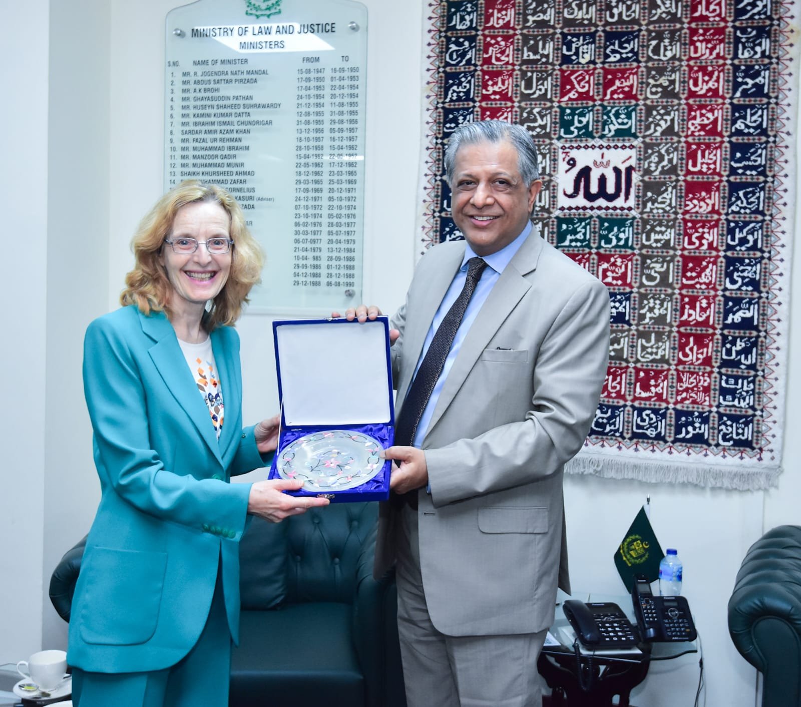Dutch Ambassador Pays Farewell Visit to Pakistan's Human Rights Minister