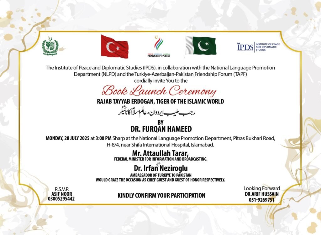 IPDS Hosts Book Launch Honoring Turkish President Erdogan