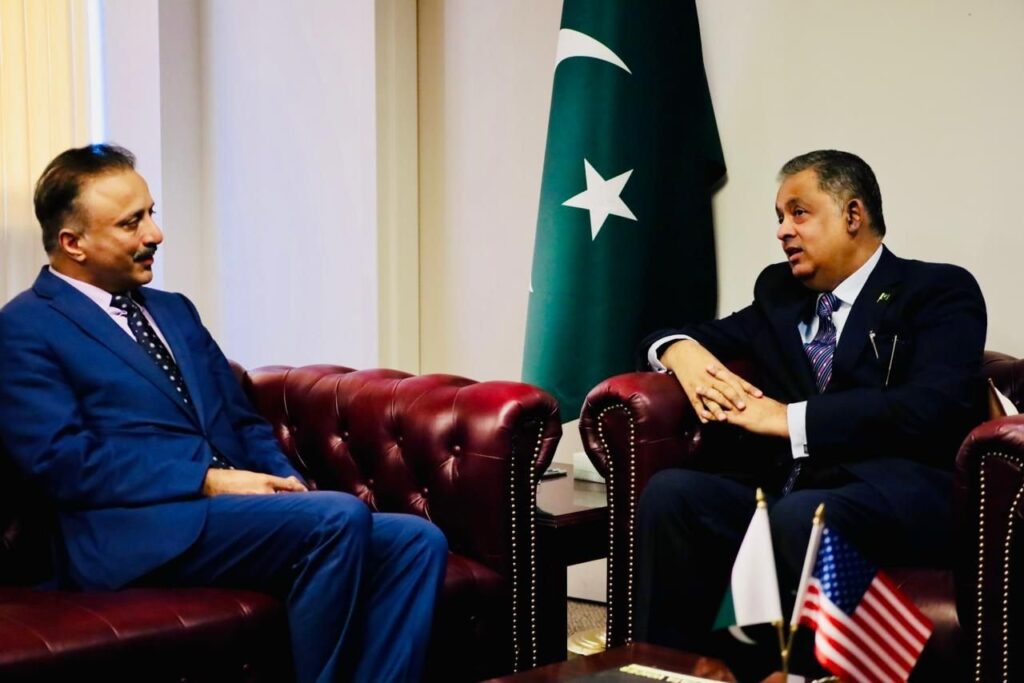 Ambassador Rizwan Saeed Receives Consul General New York for Farewell Call