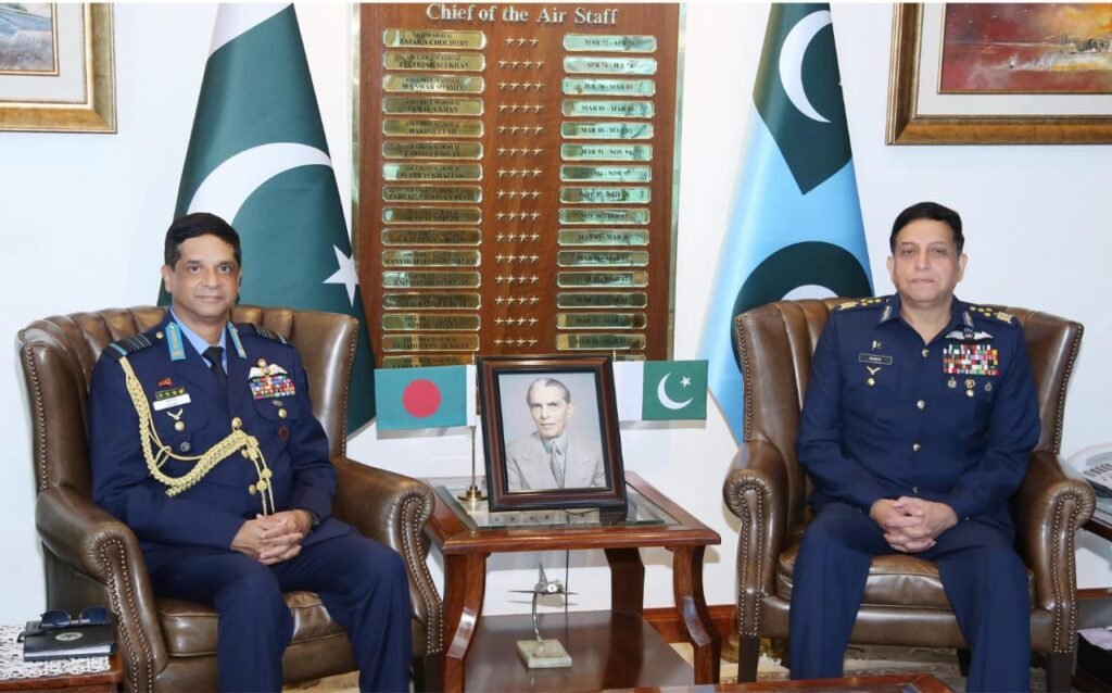 Pakistan Pledges Training Support to Bangladesh Air Force as Air Chiefs Meet