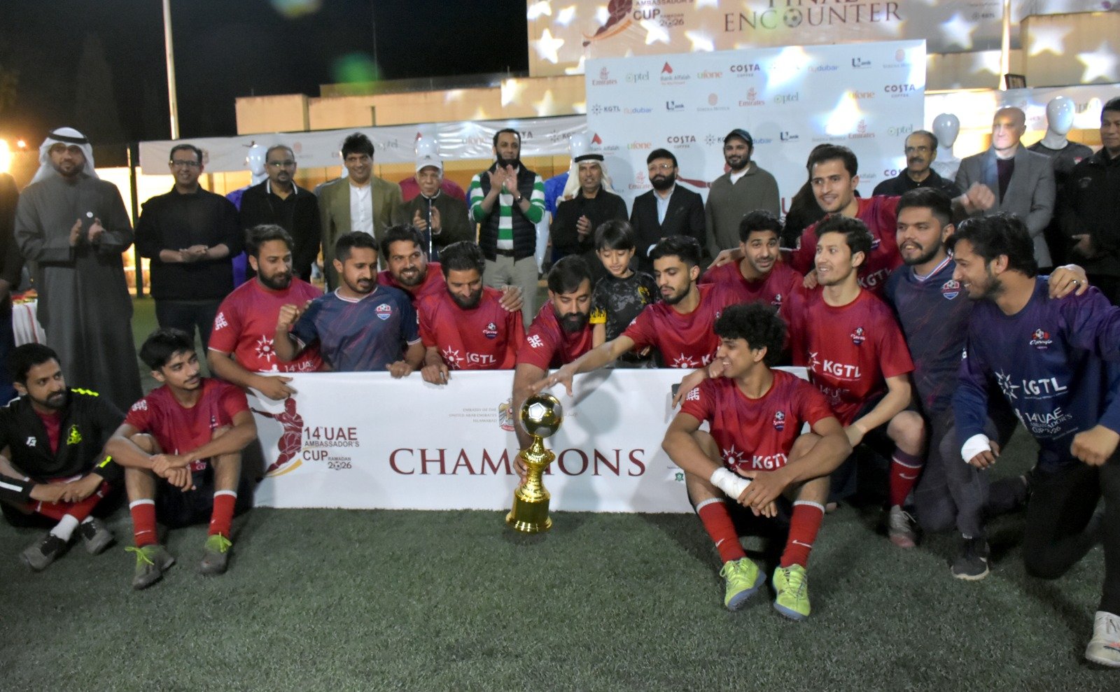 Gerrys Win UAE Ambassador’s Cup Football Championship