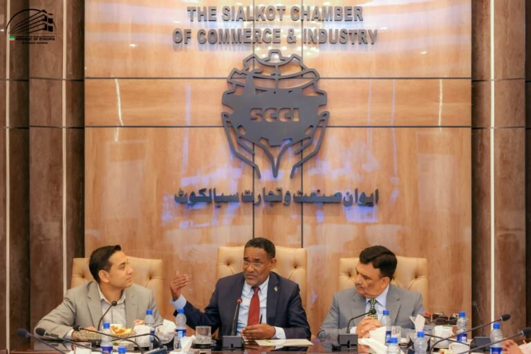 ​​Ethiopian Ambassador to Pakistan Promotes Trade and Aviation in Sialkot