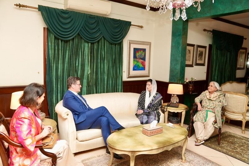 as First Lady, Aseefa Bhutto Zardari, cooperation, Germany, Pakistan