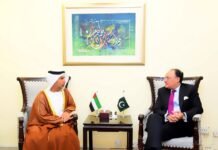 Pakistan, UAE Reaffirm Commitment to Deepening Strategic Economic Partnership Pakistan, UAE, Economic, ties, Muhammad Aurangzeb