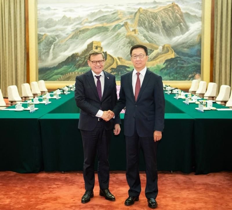 One-China Policy, cooperation, Germany, ties, Han Zheng