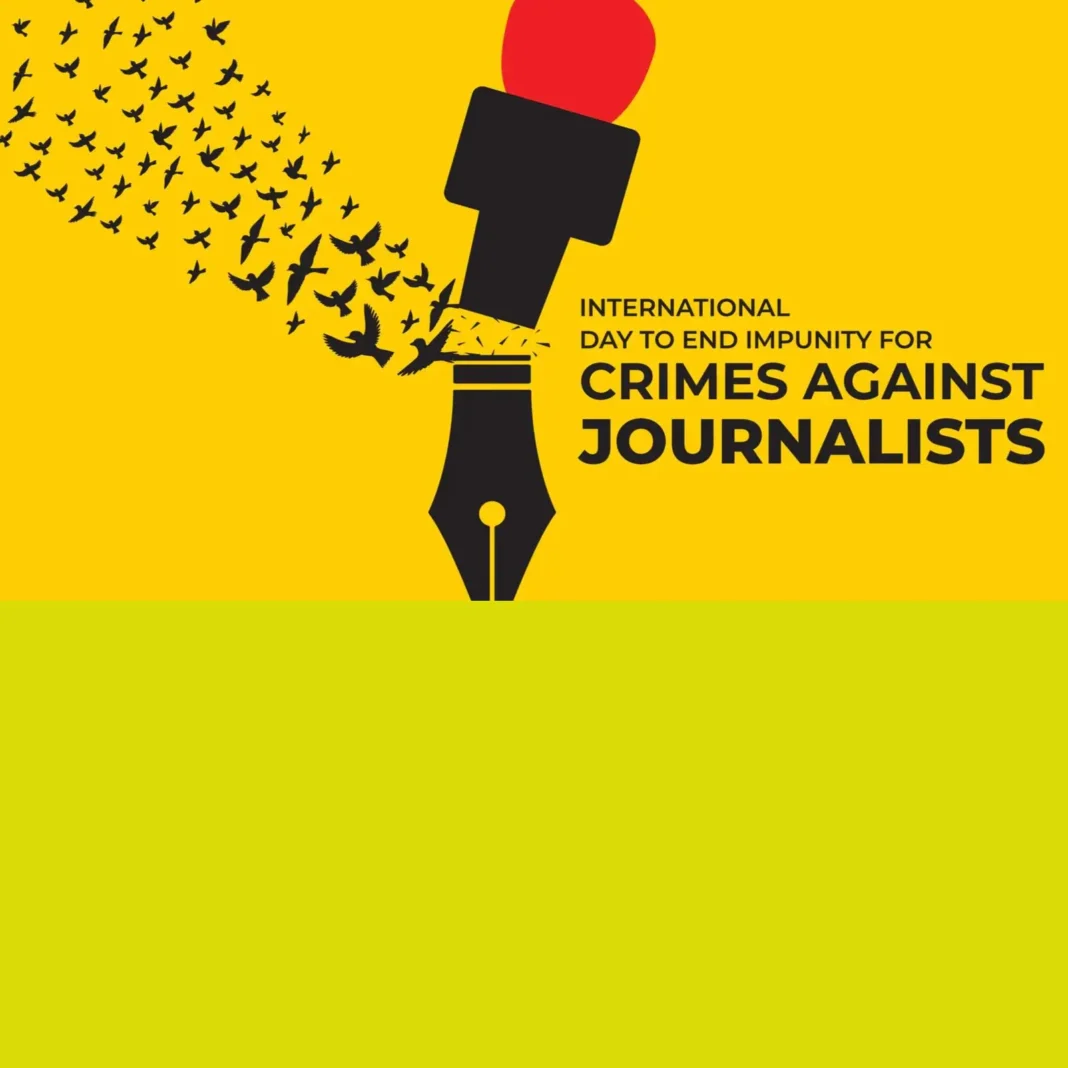 International day to end impunity for crimes against journalists 2023