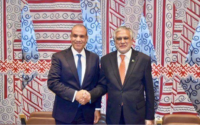 Ishaq Dar, Egypt, ties, Middle East, Gaza