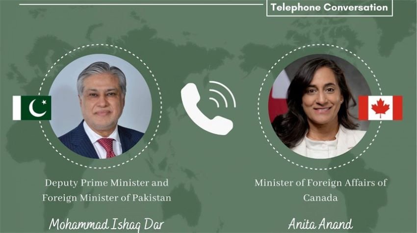 Pakistan, Canada, Ishaq Dar, Ties, Anita Anand