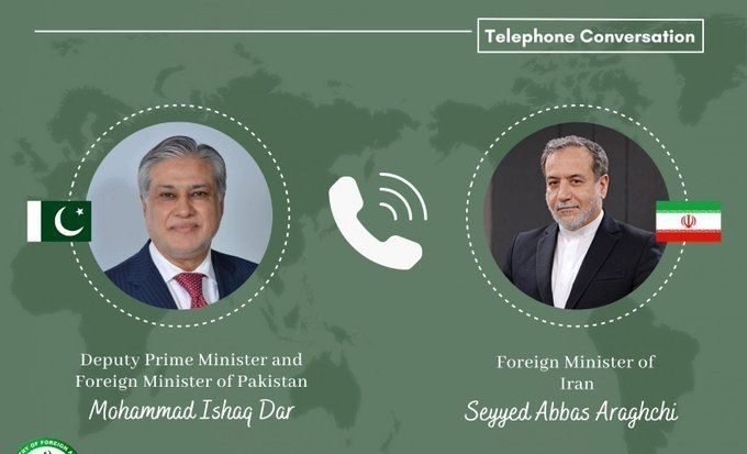Pakistan, Iran, Ishaq Dar, Abbas Araghchi, peace
