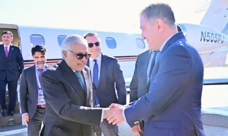 Dar Arrives in Dushanbe for SCO Heads of Government Meeting