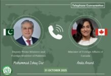 Dar, Canadian FM Discuss Boosting Trade, Economic Cooperation Pakistan, Canada, trade, economic, Ishaq Dar