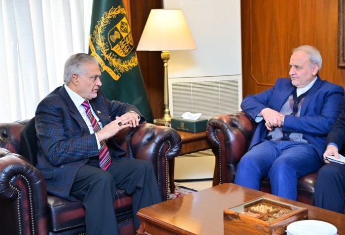 Trade, Cooperation, Ishaq Dar, Iran, Reza Amiri Moghaddam