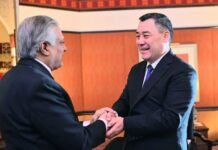 Dar, Kyrgyz President Discuss Boosting Bilateral Cooperation Sadyr Zhaparov, Ishaq Dar, Cooperation, Shehbaz Sharif, Asif Ali Zardari
