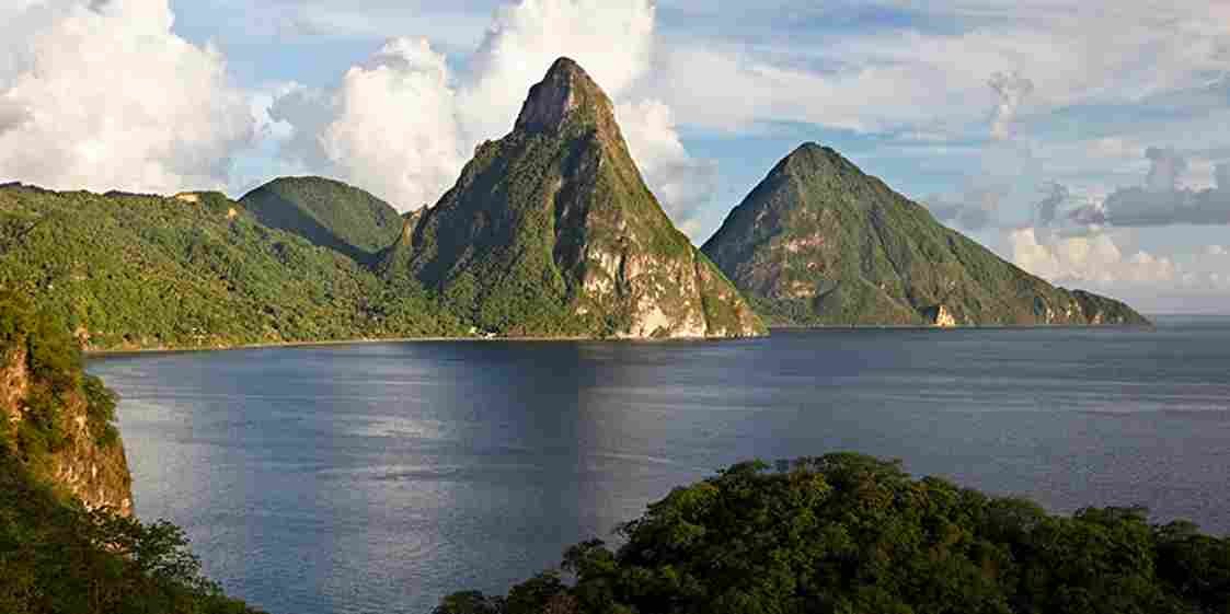 The Caribbean in Pictures 11 The Pitons, Saint Lucia