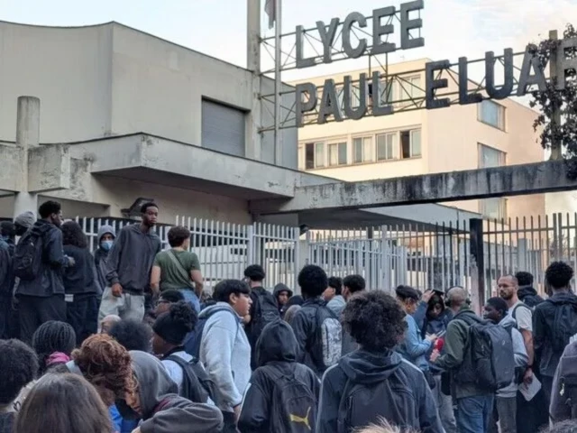 Student Protests Spread Across French High Schools and Universities