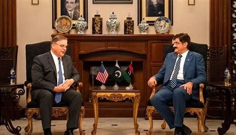 Donald Blome paid a visit to Sindh's Chief Minister House