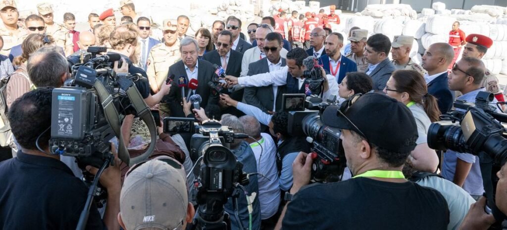 UN chief urges swift aid delivery to Gaza amidst humanitarian crises