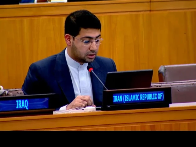 Ali Karimi Magham, Second Secretary of the Iranian Permanent Mission to the UN in New York.