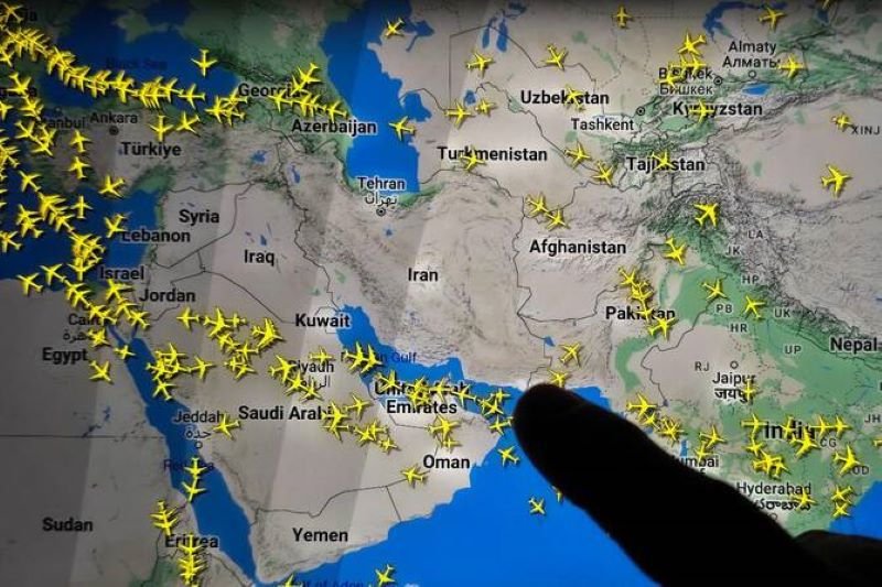 Israel, Iran, Iraq, Emirates Airline, Qatar