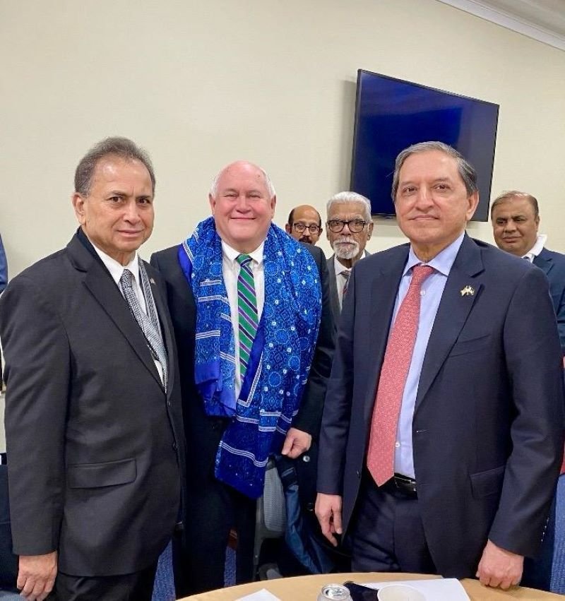 Saleem Mandviwalla, ties, economic, Pakistan, United States