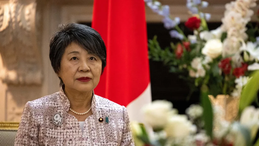 Japanese Foreign Minister Kamikawa Yoko attending Cairo Peace summit