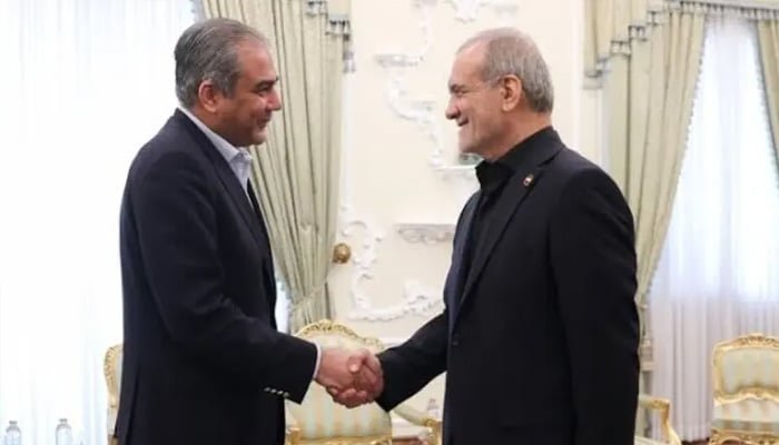 Mohsin Naqvi, Iran, Civil, Military, Masoud Pezeshkian