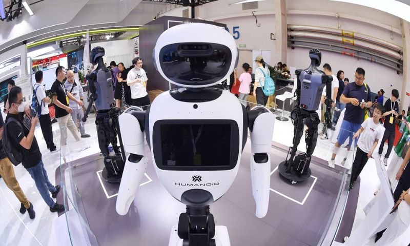 Robot, Conference, Chinese, company, 5G technology