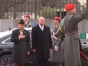 Shehbaz Sharif, Austria, Pakistan, ties, guard of honour
