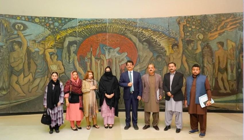 ss Sadequain, Pakistan National Council of the Arts, PNCA, visit, Heritage