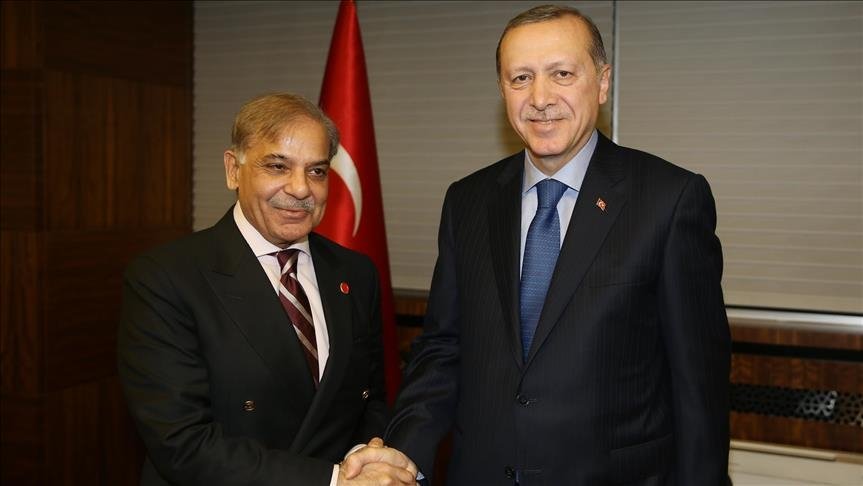 Prime Minister-elect Shehbaz Sharif receives congratulatory call from President Erdogan
