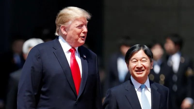 trump emperor ASEAN, Donald Trump, Japan, Emperor Naruhito, Asia