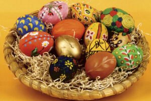 Egg decoration is a celebratory feature of Nowruz