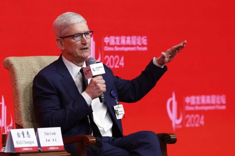 Tim Cook, China, Apple, digital, technology