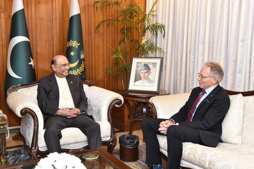 Asif Ali Zardari, Neil Hawkins, Australia, ties, climate change
