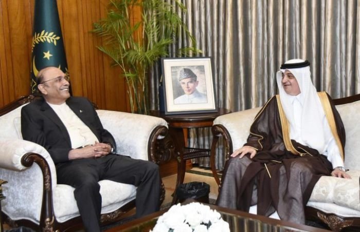 King Salman bin Abdulaziz, Crown Prince, Mohammed bin Salman, Asif Ali Zardari, envoy