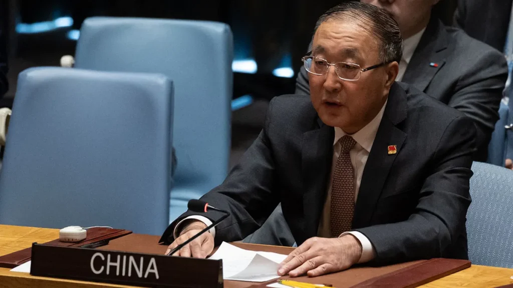 Ambassador Zhang Jun's delivers speech at the Security Council's public meeting on Yemen crisis